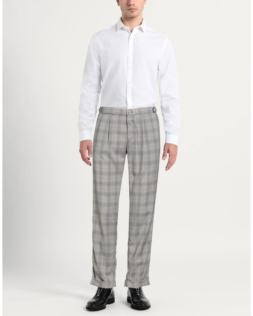 GTA IL PANTALONE Gray Pants Wool for men