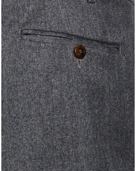 Canali Gray Pants Wool for men