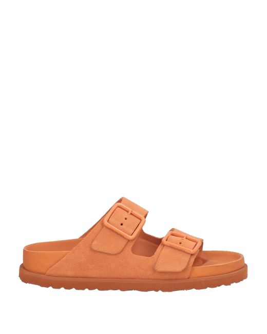 Birkenstock Orange Sandals Leather