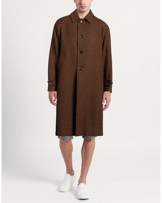 Abrigo Amaranto de hombre de color Brown