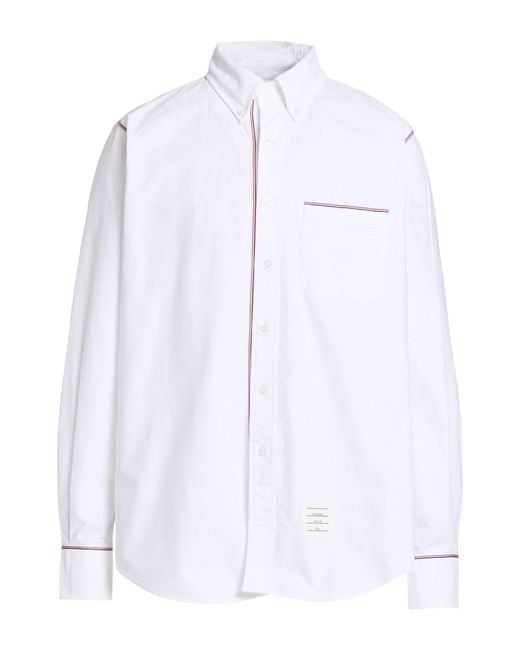 Thom Browne White Shirt Cotton for men