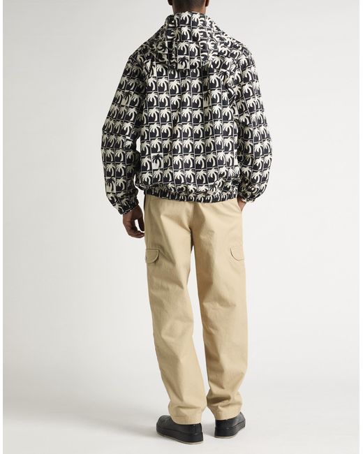 Palm Angels Gray Jacket Polyamide, Polyester for men