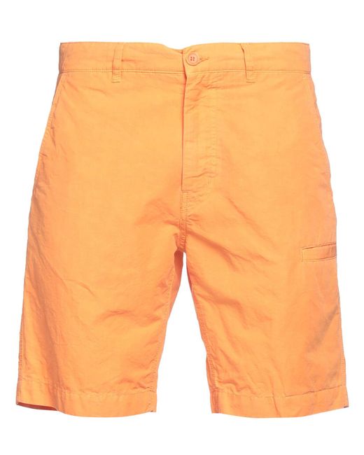Aspesi Orange Shorts & Bermuda Shorts Cotton, Linen for men