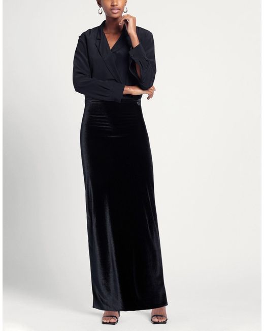 Maygel Coronel Black Maxi Skirt