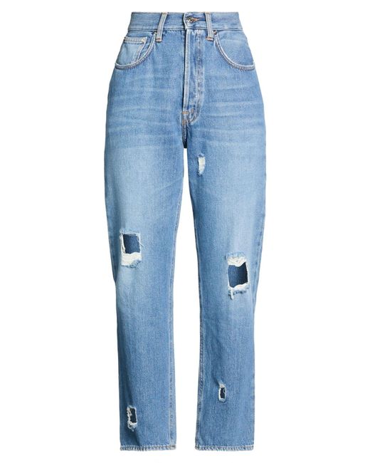 People Blue Jeans Cotton