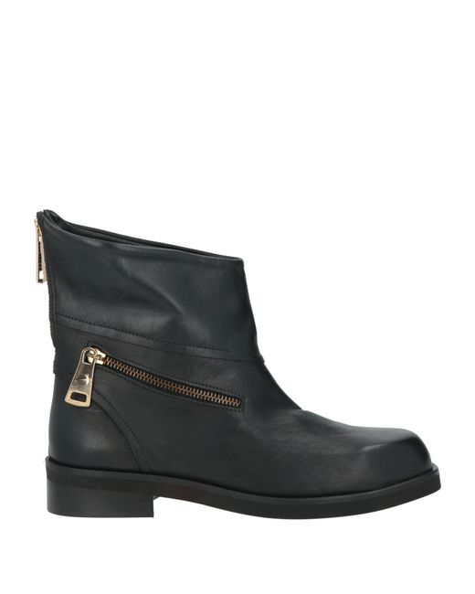 Divine Follie Black Ankle Boots