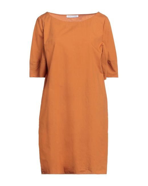 Caractere Orange Mini Dress