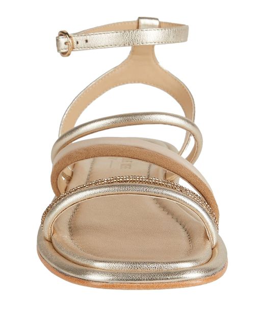 Emanuélle Vee Natural Sandals Leather