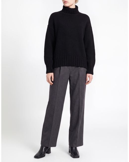 Aragona Blue Turtleneck Wool