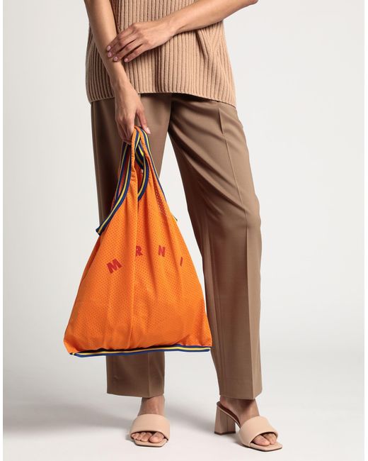 Marni Orange Handbag for men