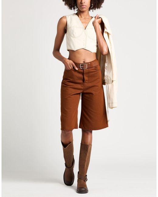 Sandro Natural Cream Tailored Vest Cotton