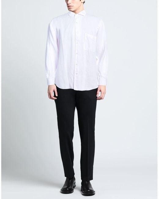 Camisa Fedeli de hombre de color White