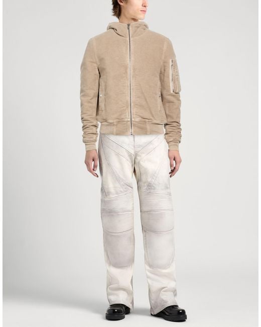 Rick Owens Natural Jacket Cotton for men