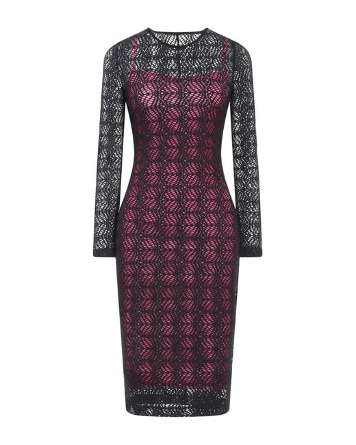 Versace Jeans Couture Purple Midi Dress