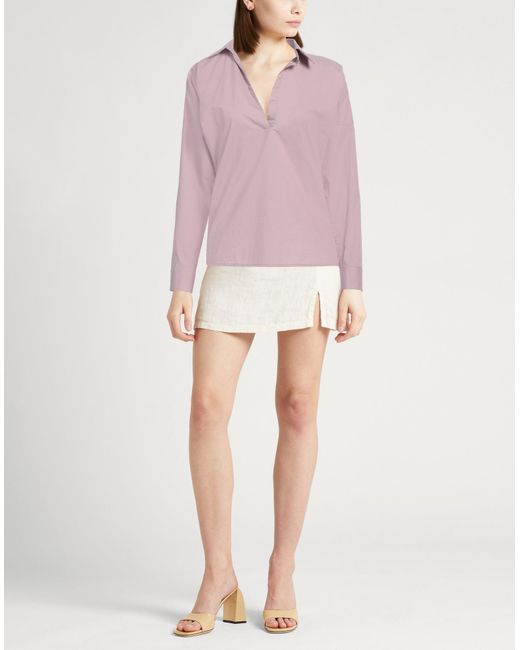 Erika Cavallini Semi Couture Pink Top Cotton