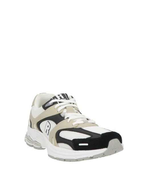 Rucoline White Sneakers Calfskin, Polyurethane for men