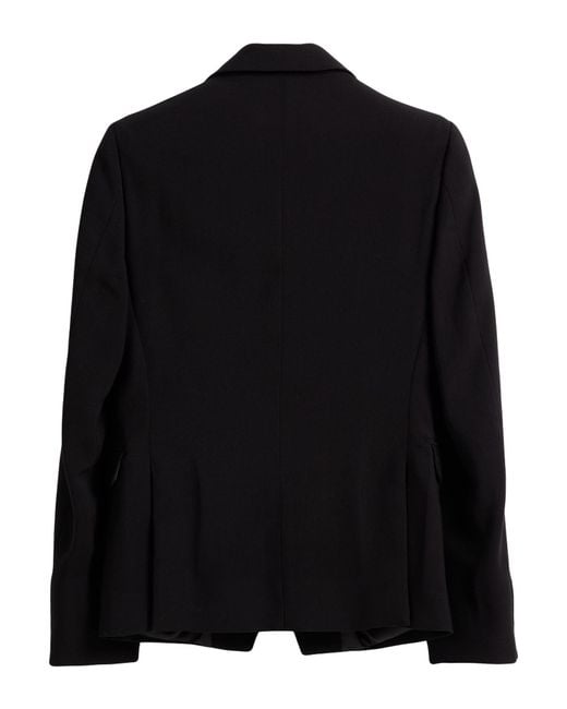 Daniele Alessandrini Black Blazer Viscose, Polyester for men