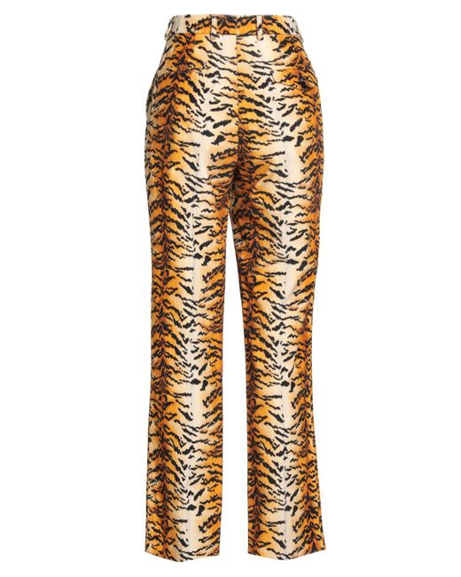 Philosophy Di Lorenzo Serafini Yellow Marigold Pants Cotton