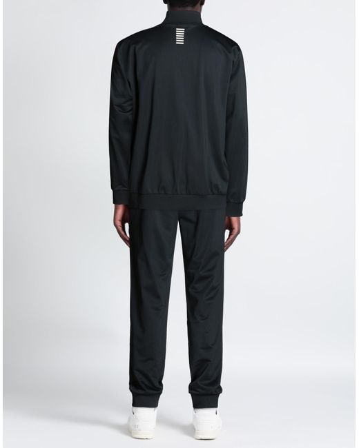 EA7 Black Tracksuit for men