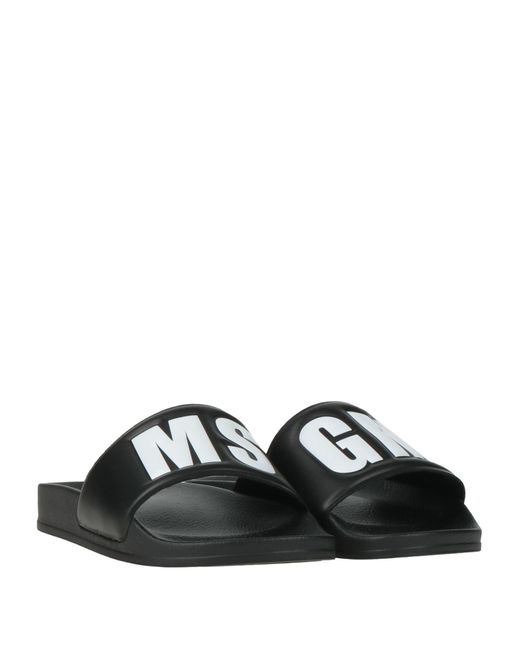 MSGM Black Sandale
