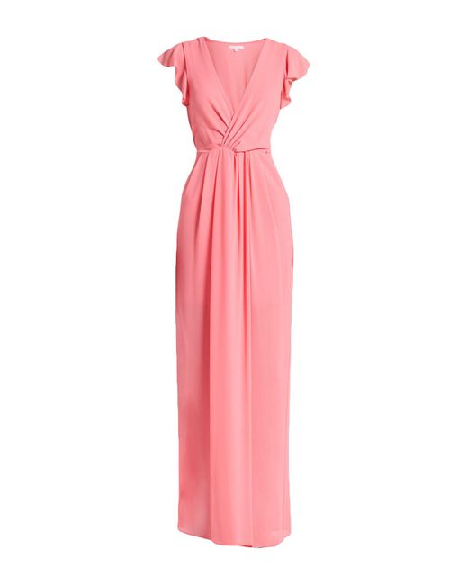 Patrizia Pepe Pink Maxi Dress Polyester