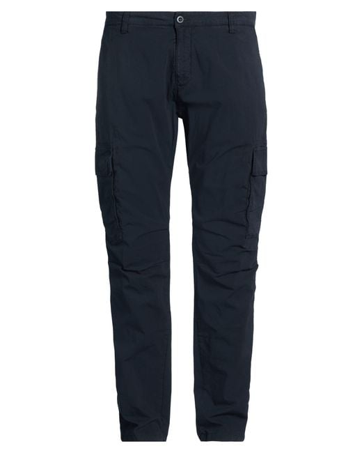 Modfitters Blue Pants Cotton, Elastane for men