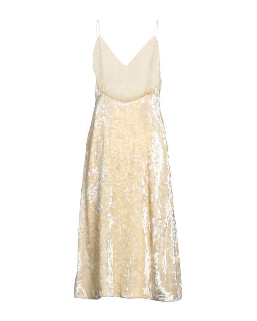 Jil Sander Natural Midi Dress