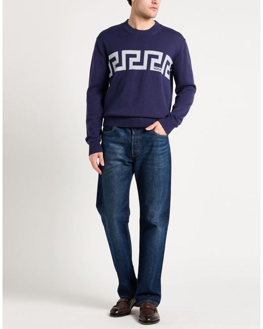 Pullover Versace de hombre de color Blue