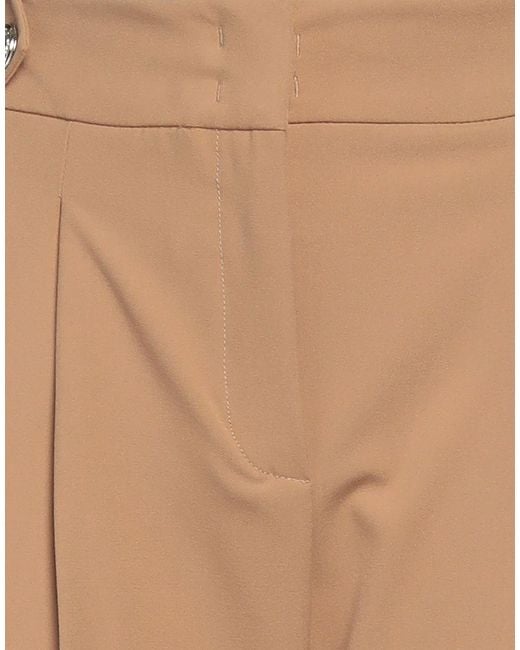 Pennyblack Natural Camel Pants Polyester, Viscose, Elastane
