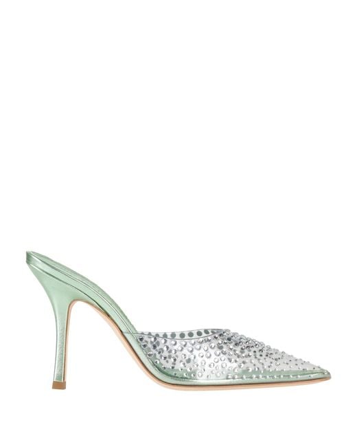 Paris Texas White Light Mules & Clogs Pvc