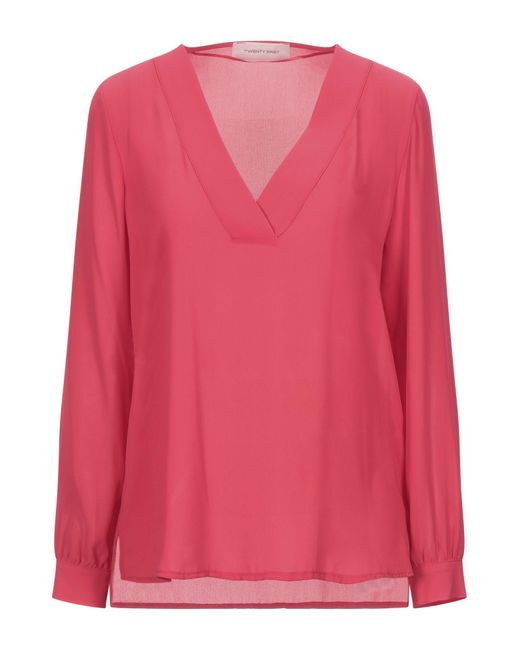 Twenty Easy By Kaos Pink Top Polyester