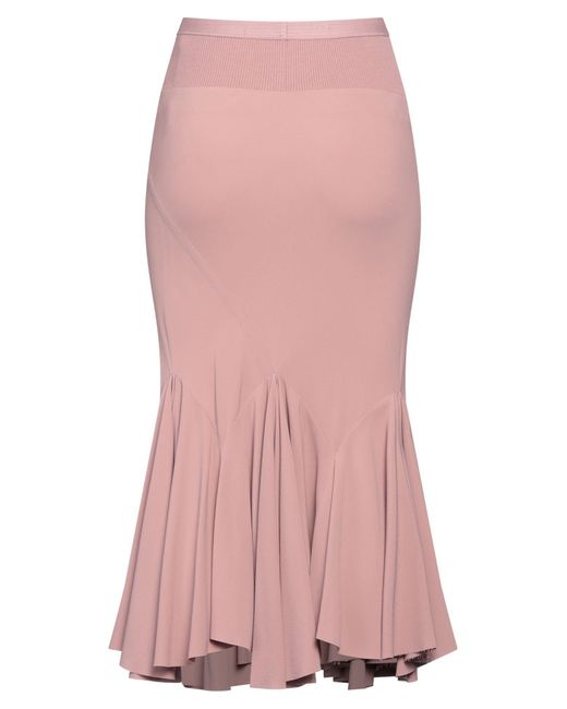 Rick Owens Pink Midi-Rock