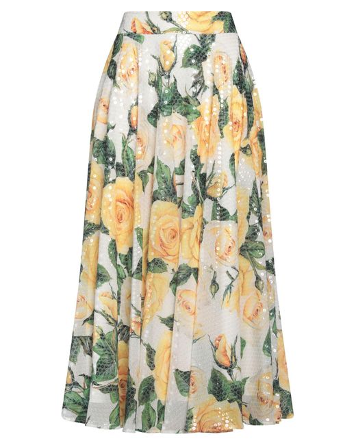Dolce & Gabbana White Midi-Rock