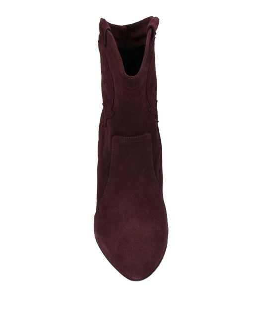 Ba&sh Purple Ankle Boots