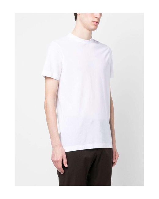 Zanone T-shirts in White für Herren