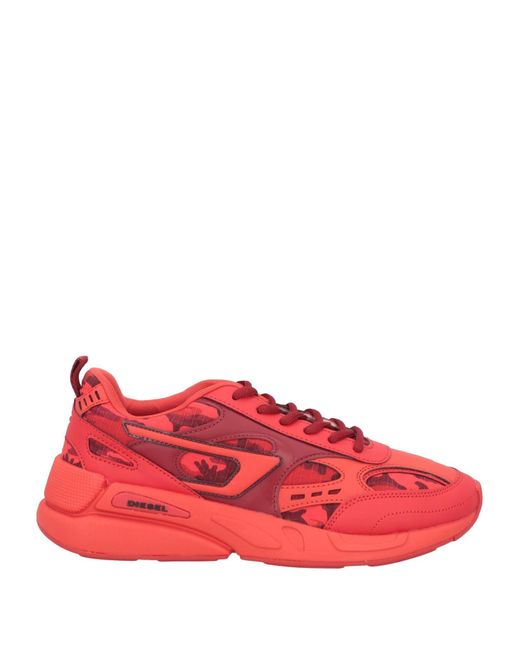 DIESEL Red Trainers for men