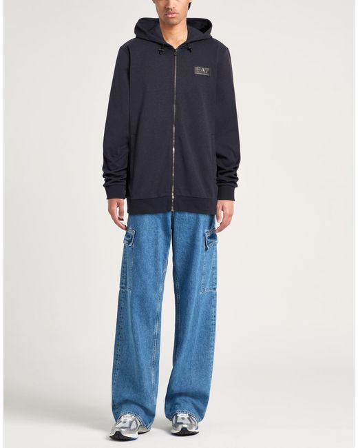 EA7 Blue Sweatshirts for men