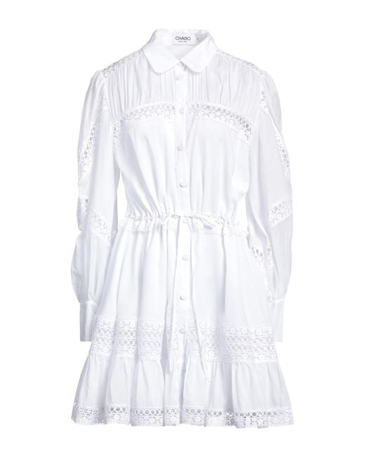 Charo Ruiz White Mini-Kleid