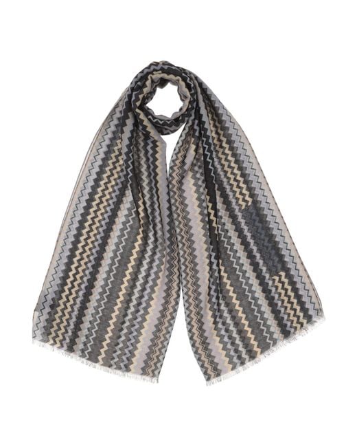 Missoni Gray Scarf for men