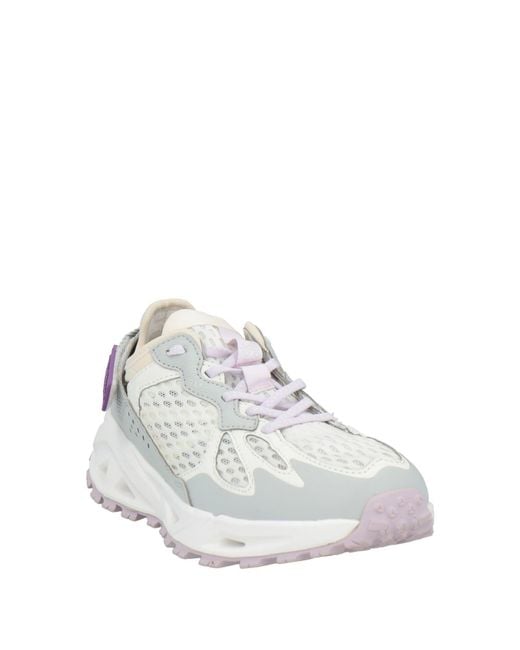 Jack Wolfskin White Sneakers Textile Fibers, Synthetic Material