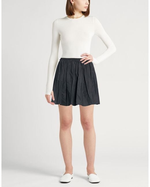 RED Valentino Black Mini Skirt
