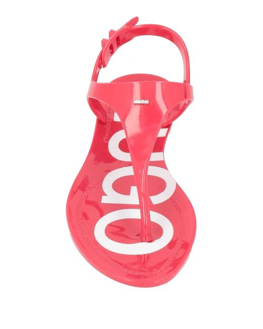 HUGO Pink Thong Sandal