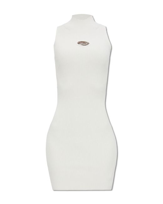 DIESEL White Mini-Kleid