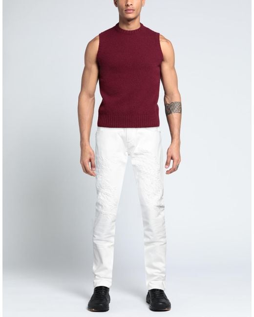 Roberto Cavalli White Jeans for men