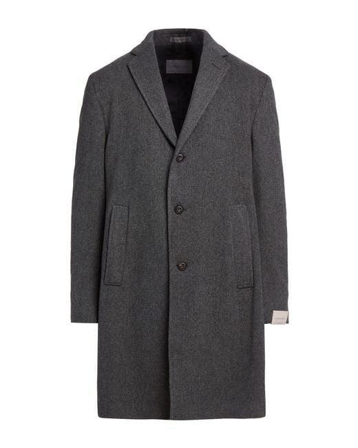 Corneliani Gray Coat Virgin Wool, Cashmere for men