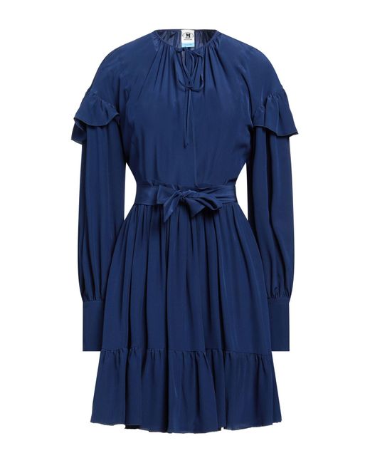 M Missoni Blue Mini-Kleid