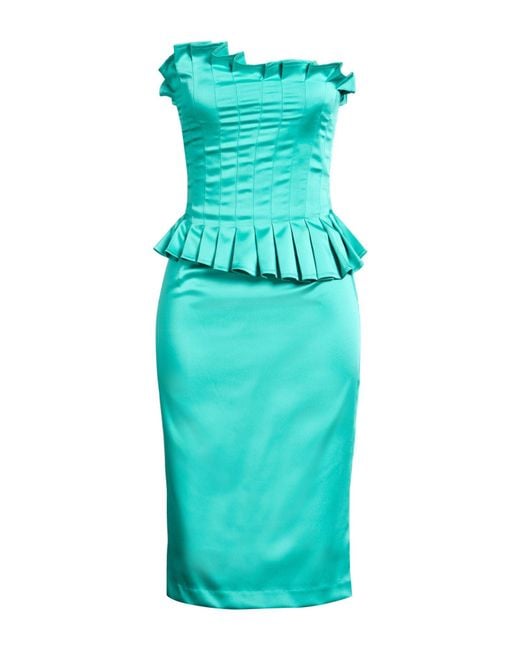 Babylon Blue Midi Dresses