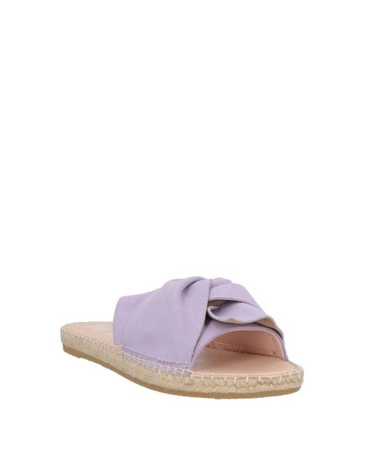 Manebí Purple Lilac Espadrilles Leather