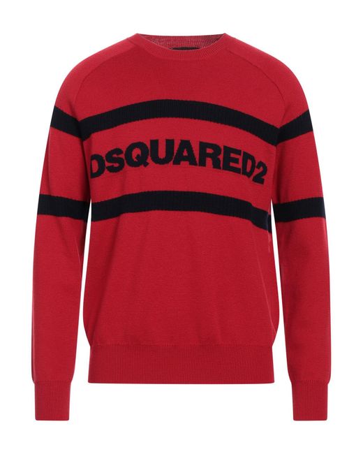 DSquared² Red Sweater for men