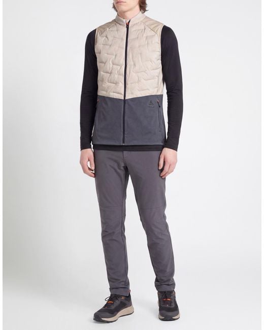 Odlo Gray Vest Recycled Polyester, Elastane for men